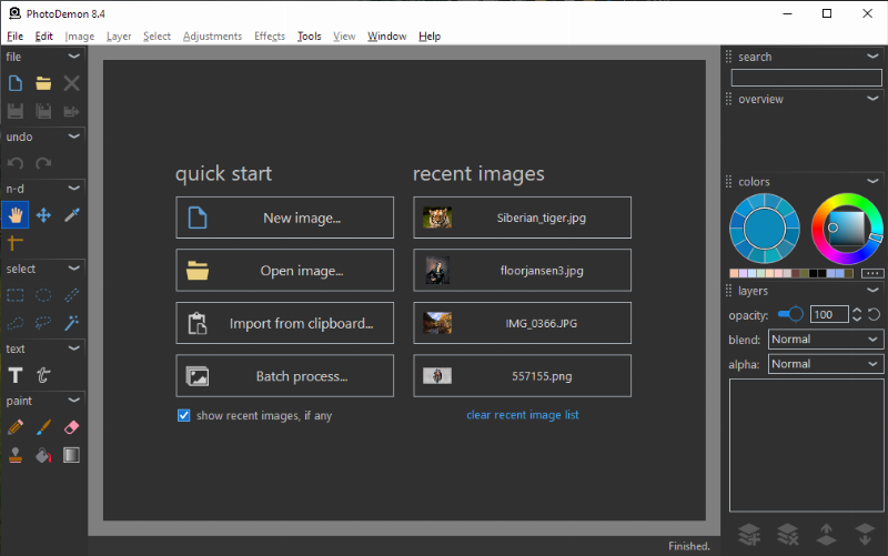 photodemon_8.4_start_screen.png