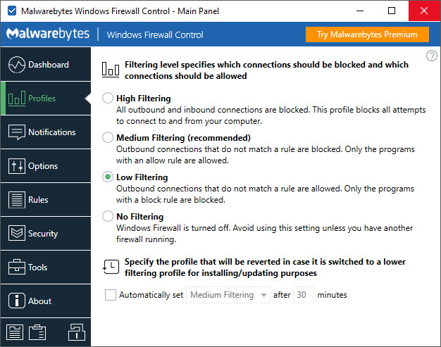 Windows Firewall Control