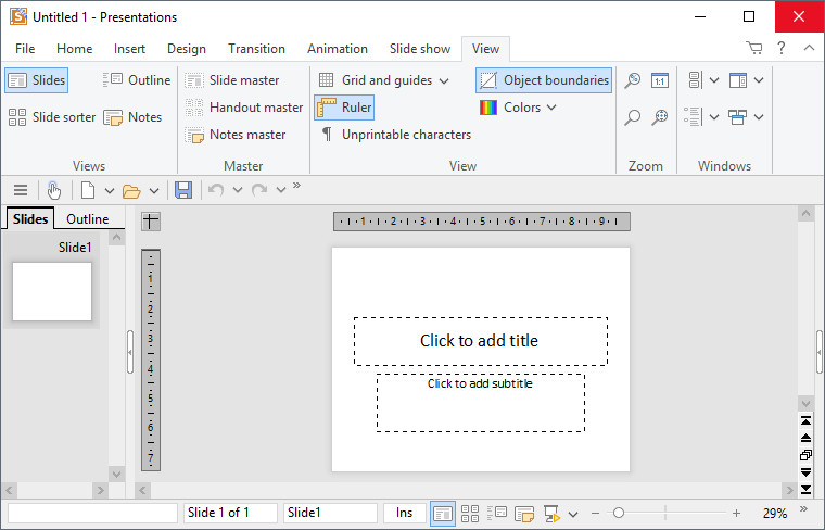 FreeOffice-presentaties