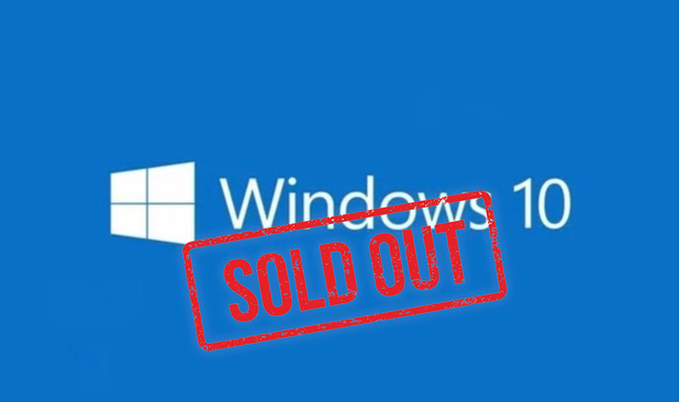 Vanaf volgende week geen Windows 10 meer te koop